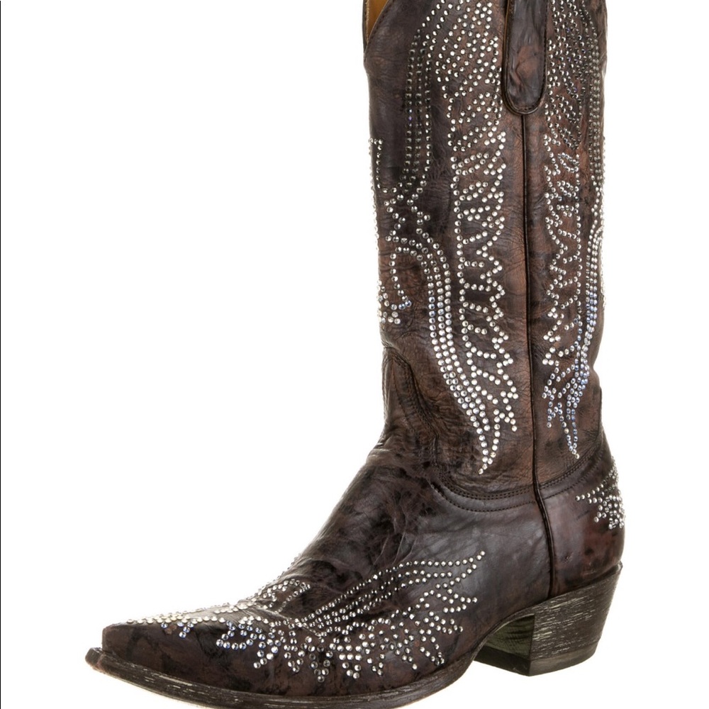Old Gringo Eagle Crystal Swarovski Boots Size 6 - Picture 7 of 8